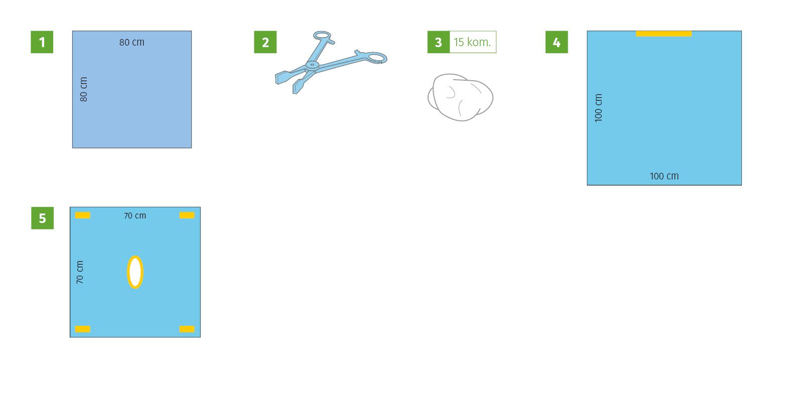 Meditex Epidural anaesthesia set I, sterile